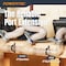 Powertec Clear PVC Pipe 4 in. x 36 in. Long, 2PK Plastic Tubing and 5PK Pipe Straps with Anchors & Screws 70471N - alternate 5