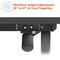 Motionwise Motionwise Electric Height Adjustable De, 24 in D X 48 in H, 48 in W X Wood and Steel, Black AX2448B - alternate 8