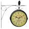 Bedford Clock Collection Double Sided Wall Clock Vintage Antique-Look Mount Station Clock BED8018 - alternate 1