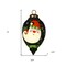 Homeroots Santa in Holiday Lights Hand Painted Mouth Blown Glass Ornament 477461 - alternate 6
