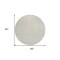 Homeroots 8' Beige And Gray Round Chevron Washable Indoor Outdoor Area Rug 596239 - alternate 7