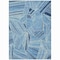 Homeroots 10' X 14' Blue And Teal Blue Geometric Washable Indoor Outdoor Area Rug 594772 - alternate 7