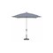 Treasure Garden 7.5 ft Square Patio Umbella, aluminum, fiberglass ribs, outdoor, Kinzie Royal Stripe UM847SQ-SS 6733 Kinzie Royal Stripe - alternate 1