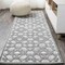 Jonathan Y Gallia Tile Trellis High-Low Light Gray/Ivory 2 ft. x 8 ft. Indoor/Outdoor Runner Rug AMC107A-28 - alternate 1