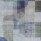 Homeroots 8' X 10' Blue Gray And Charcoal Abstract Washable Indoor Outdoor Area Rug 604375 - alternate 9