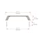 Richelieu 5 1/16 in (128 mm) Center-to-Center Brushed Nickel Contemporary Cabinet Pull BP7348128195 - alternate 6
