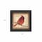 Homeroots Male Cardinal 2 Black Framed Print Wall Art 407370 - alternate 3