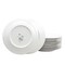 Gibson Home Noble Court 7.5 inch Dessert Plate Set in White, 12PK 108046.01 - alternate 4