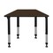 Regency Adjustable Height Kids Learning School Desk, 36 in W X Wood, Metal, Neo Walnut TSD362319NW - alternate 8