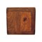 Homeroots 12" Brown Solid Wood Square Two Drawer Floating Nightstand 651480 - alternate 16