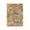 Homeroots 9' X 12' Copper And Orange Abstract Washable Indoor Outdoor Area Rug 609236 - alternate 6