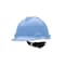 Msa Safety V-Gard Slotted Cap, HDPE, Fas-Trac III Suspension, Type I, Class E, Robin's Egg Blue (standard size) 495853 - alternate 1