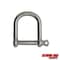 Extreme Max 3006.8225 BoatTector Stainless Steel Wide D Shackle - 1/4" 3006.8225 - alternate 1