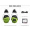 Isotunes Rechargeable Earmuffs Bluetooth-Enabled Earmuffs with Ambient Sound Helmet Mount, 21 NRR NRR, Green IT-95 - alternate 4