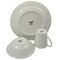 Gibson Home Noble Court Fine Ceramic 12 Piece Dinnerware Set in White 118321.12 - alternate 4