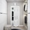 Sartodoors Sliding Closet Bi-fold Doors Planum 2102 White Solid Core Modern Interior PLANUM2102BF-WS-56 x 84 (2* 28x84) - alternate 5