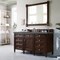 James Martin Vanities Brittany 60'' S Vanity, Burnished Mahogany w/ Parisien Bleu Silestone Top w/ Wireless Charger 650-V60S-BNM-FPBL - alternate 9