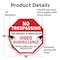 Signmission No Trespassing This Property Is Pro, 18 Inch X 18 Inch, Vinyl Decal OC-D-18-101 - alternate 4