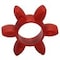 Timken Lovejoy 1.57 in. Outside diameter, Jaw Coupling, Spider, Urethane CJ 19 SPIDER 98A RED - alternate 3