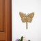 Homeroots 5" Gold Cast Iron Butterfly Wall Hook 612070 - alternate 1