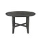 Homeroots 47" Gray Wood Cross Leg Base Round Top Dining Table 631271 - alternate 1