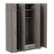 Homeroots Two Piece Gray Solid and Manufactured Wood Bedroom Set 662340 - alternate 7