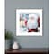Homeroots Santa with Lantern 1 White Framed Print Wall Art 406266 - alternate 4