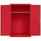 Sandusky Lee Heavy Duty Welded Steel Wardrobe Cabinet, 46x24x72, Red EAWR462472-01 - alternate 1