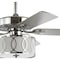 Jonathan Y Circe 52" 3-Light Transitional Glam Drum Shade LED Ceiling Fan With Remote, Chrome JYL9607A - alternate 12