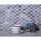 Apollo Tile 12x12 Bardiglio Nuvolato, Eastern White Marble Floor and Wall Mosaic Tile 5.08 sqft/case, 5PK APLSE88G19A - alternate 8