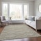 Homeroots 5' X 8' Taupe Fern Green And Ivory Geometric Washable Indoor Outdoor Area Rug 615243 - alternate 8