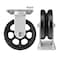 Hyw Products Heavy Duty Caster 6in V-Groove Wheel, Rigid 40-60R-A1-VG - alternate 4