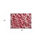 Homeroots 2' X 3' Red and White Abstract Washable Non Skid Indoor Outdoor Area Rug 559316 - alternate 9