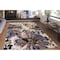 World Rug Gallery Modern Bright Flowers Non-Slip Area Rug 9 ft x 12 ft Cream 503CREAM9X12 - alternate 5
