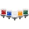 Federal Signal Strobe Light, Amber, LED, 120 to 240V AC, 60 FPM, 5 1/2 in Dia., (F) 1/2 in NPT 225XL-120-240A - alternate 1