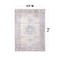 World Rug Gallery Vintage Bohemian Machine Washable Non Slip Area Rug 3 ft 3 in x 5 Beige 6024BEIGE3X5 - alternate 9