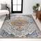 Jonathan Y Lorena Ornate Boho Medallion Light Gray/Dark Blue/Orange 3 ft. x 5 ft. Area Rug MDP211A-3 - alternate 1