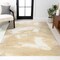 Jonathan Y Petalo Abstract Two-Tone Modern Gold/Cream 4 ft. x 6 ft. Area Rug CTP200E-4 - alternate 1