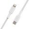 Belkin BOOSTCHARGE BRAIDED USB-C TO LIGHTNING CABLE 2M / 6.6FT, WHITE CAA004BT2MWH - alternate 9