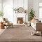 World Rug Gallery Bohemian Stripe Stain Resistant Area Rug 7 ft 10 in x 10 ft Beige 385BEIGE8X10 - alternate 6