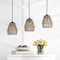 Jonathan Y Ibiza Island 30" 3-Light Woven Rope/Metal Bohemian Coastal LED Linear Pendant, Oil Rubbed Bronze/Natu JYL1124A - alternate 12