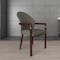 Leisuremod Opaline Series Elegant Wooden Dining Chair in Two-Tone Kahki, 2PK OC24KA2 - alternate 10