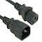 Sanoxy 5ft Computer Power Extension Cord IEC320 C13 to IEC320 C14 SNX-CBL-LDR-PW103-1205 - alternate 2