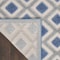 Homeroots 8' X 11' Blue And Gray Geometric Indoor Outdoor Area Rug 546857 - alternate 8