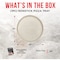 Bakken- Swiss BAKKEN Pizza Pan, Round Perforated, Nonstick Marble Coating, Dishwasher Safe, White BAKPIZWHT56 - alternate 6