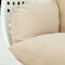 Leisuremod White Wicker Hanging 2 person Egg Swing Chair with Beige Cushions ESCW-57BG - alternate 10