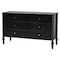 Baxton Studio Denita Bedroom Set with Chest, Black, Queen 271-14732-14742-14740-14738-ZORO - alternate 9