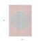 Homeroots 10' X 14' Pink And Silver Striped Washable Indoor Outdoor Area Rug 597192 - alternate 9