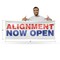 Signmission Alignment Now Open, 36 Inch x 96 Inch, Vinyl Banner B-96-30458 - alternate 4