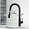 Vigo Hart Arched Single Handle Pull-Down Spout Kitchen Faucet in Matte Black VG02035MB - alternate 7